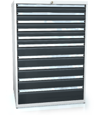 Drawer cabinet 1240 x 860 x 750 - 10x drawers